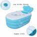 Bathtubs Freestanding Large Children's Adult Inflatable Folding Bath Bucket Cotton Thickening (Size : A. S) - B07H7JW81G